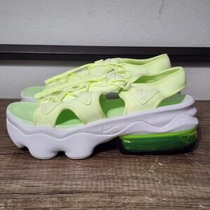 Nike Air Max Koko Women's Chunky Platform Sandals Shoes Size 11 Barely Volt
